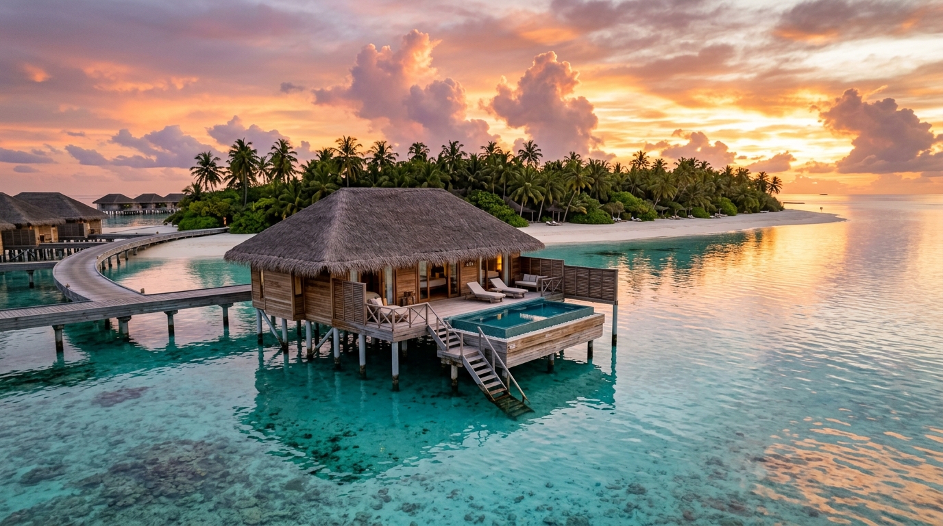 Maldives Romance Escape with Water Villa